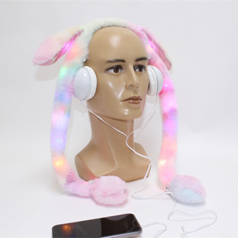 可爱卡通/韩版/会动耳朵耳机产品图