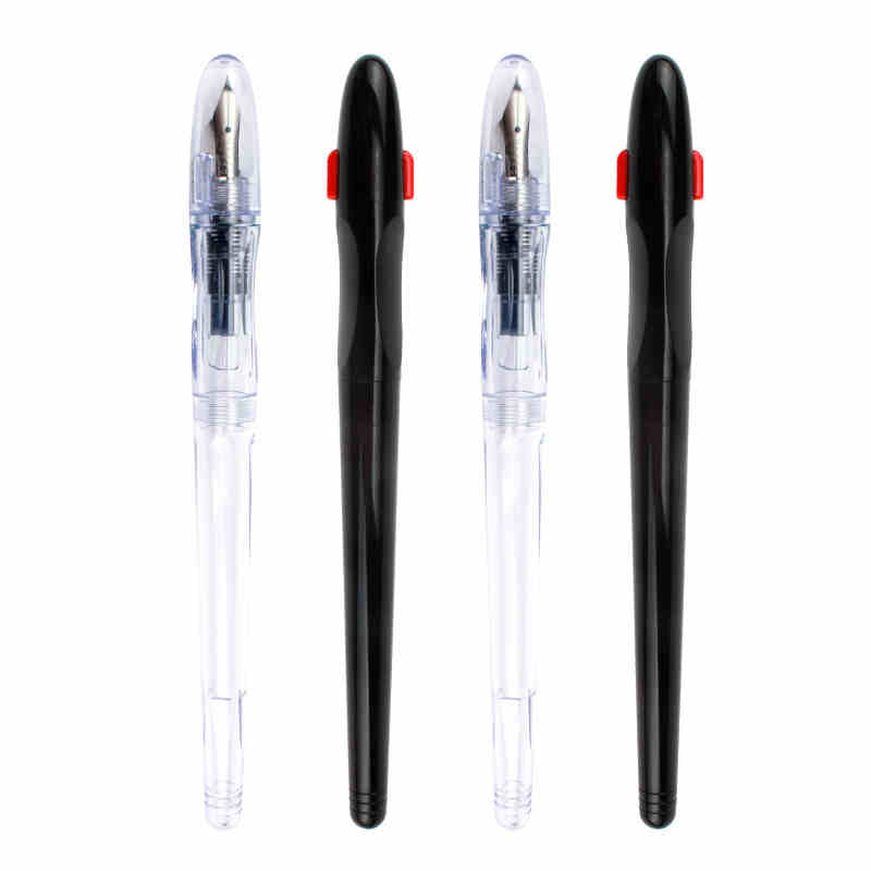 日本PILOT百乐钢笔卡利贵妃 学生速写练字钢笔透明FP-50R送吸墨器新品新品图