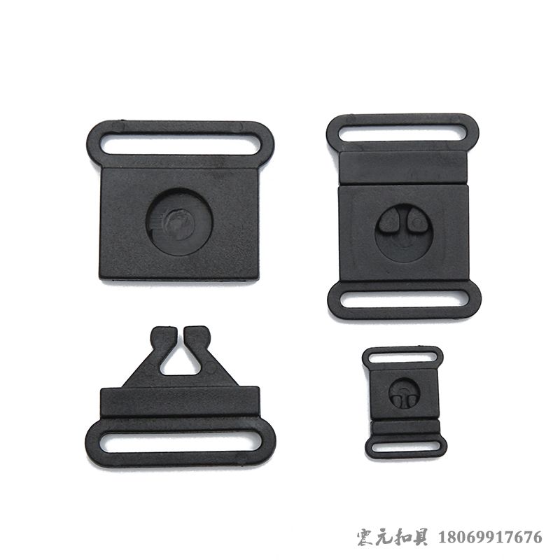 低价供应塑料安全扣织带箱包配件 塑料安全宠物插扣细节图