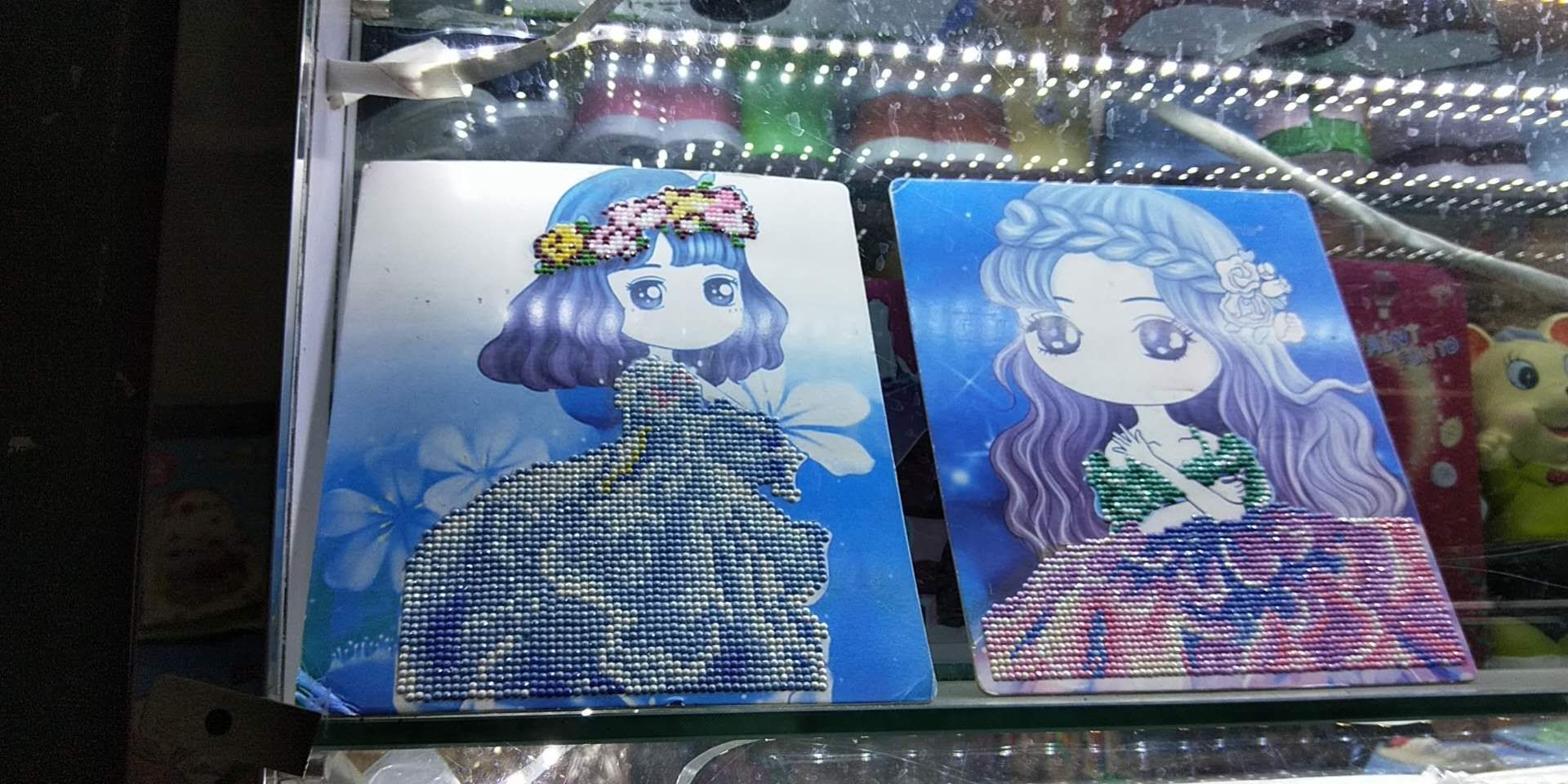 21*25厘米点点钻石画，纸质钻石画详情图10