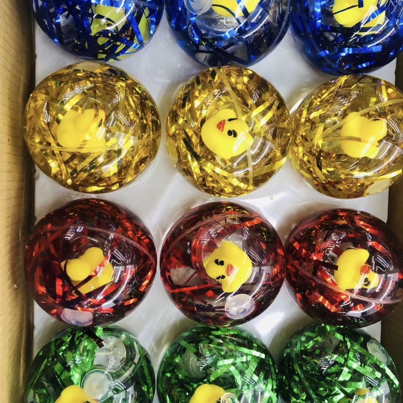 65金丝鸭子水球带灯光