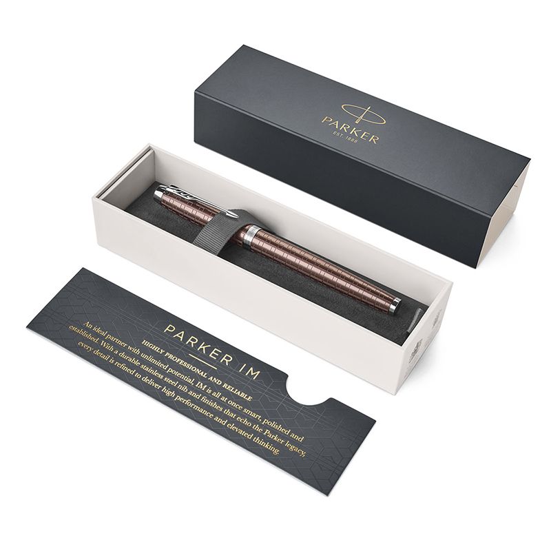 IM Passionate chocolate ink Pen Parker Fountain Pen Official genuine business Adult high-end gift details Picture
