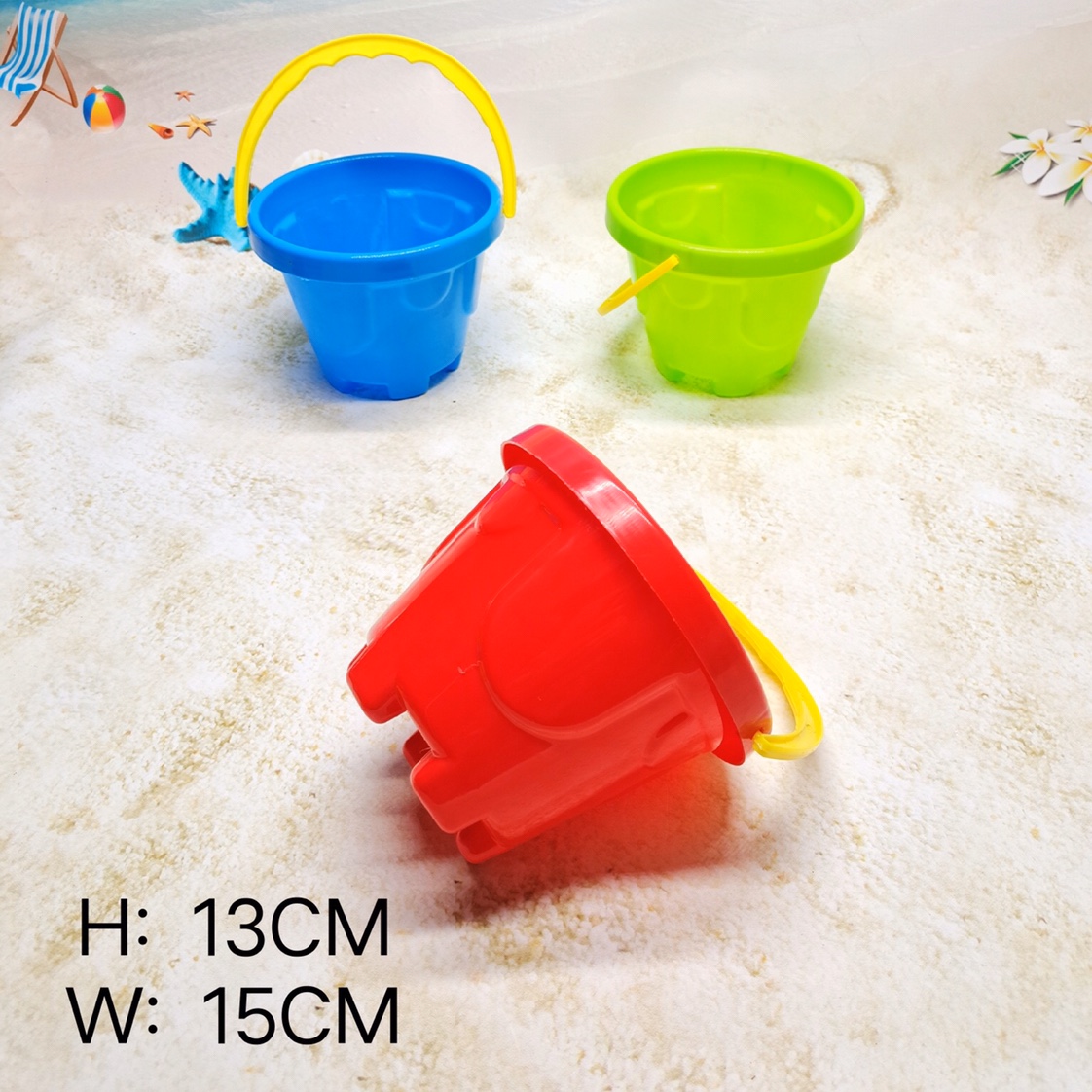 Beach bucket 688-E25 details Picture