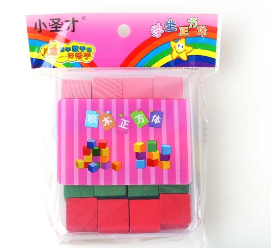 正方体木制小学数学教具几何体立体模型正方体长方体圆锥益智玩具