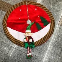 100cm three-dimensional fairy Christmas tree skirt velvet size can be customized
