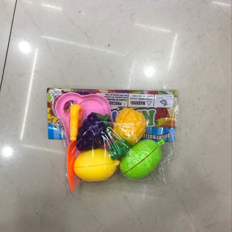儿童过家家仿真切切乐玩具 切水果蔬菜披萨塑料玩具套装5
