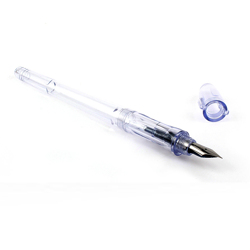 日本PILOT百乐钢笔卡利贵妃 学生速写练字钢笔透明FP-50R送吸墨器新品新品详情图1