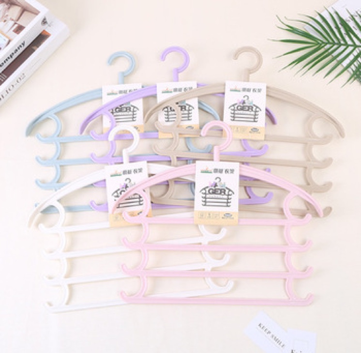 Lt-1034 Four-layer pants rack holds telescopic household plastic pants rack