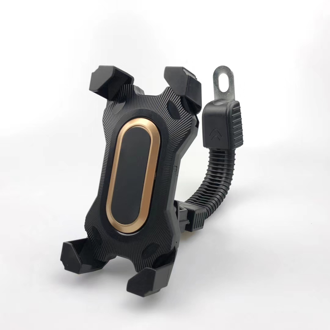 四爪摩托车手机支架 导航架。外卖支架产品图