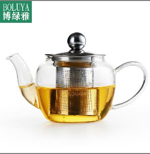 批发家用高硼硅玻璃泡茶壶茶杯不锈钢过滤分茶器冲煮茶功夫茶具