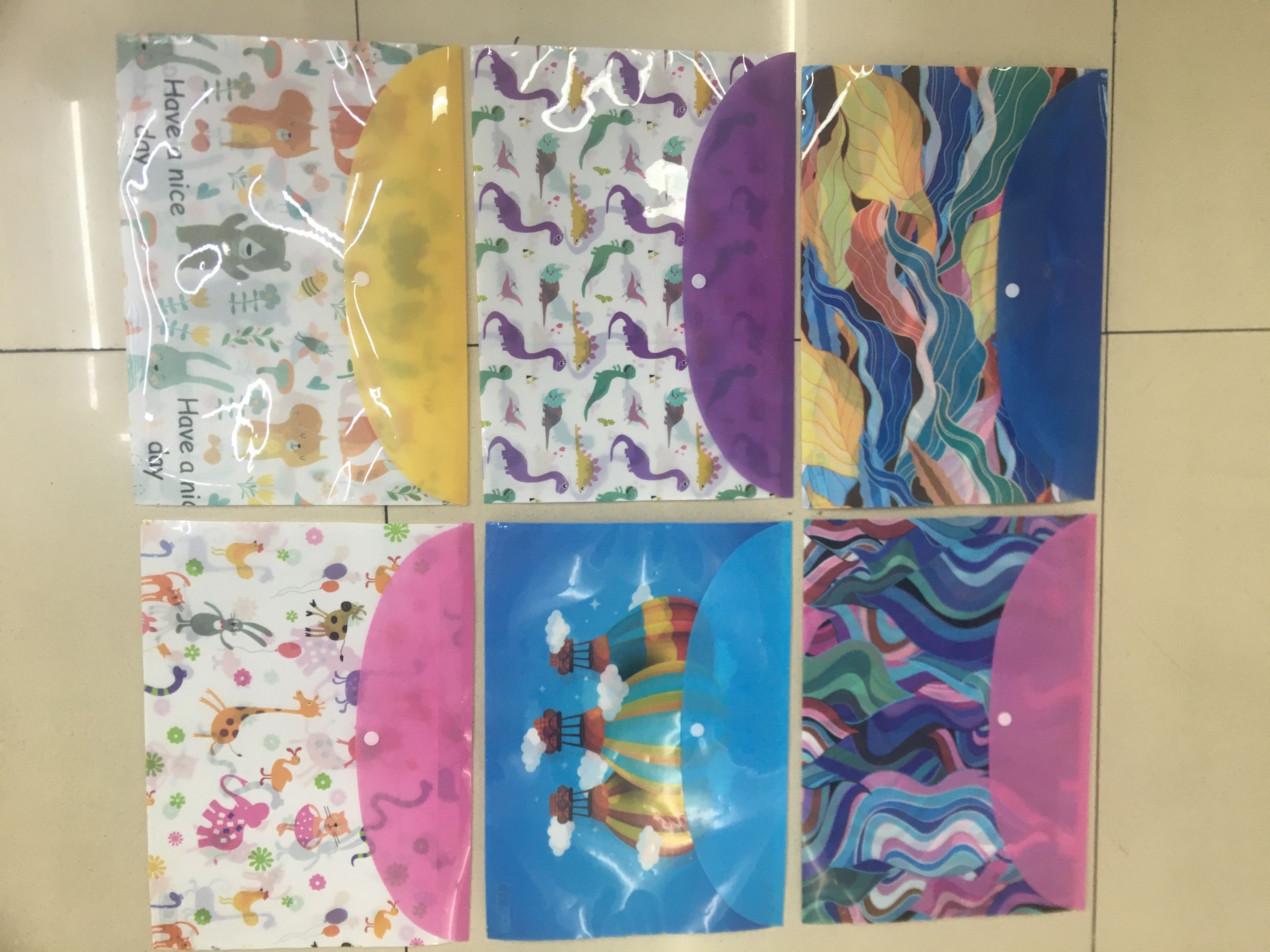 印刷圆盖文件袋产品图