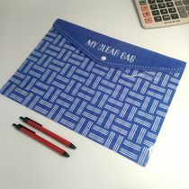 FC push-button office file bag file bag file bag file bag Student button bag waterproof ticket bag factory direct sale