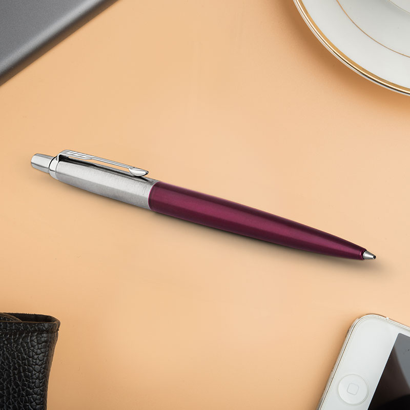 Parker Jote Portobello Purple and White Gel Pen Official genuine product, high-end gift for business adults detail image 2