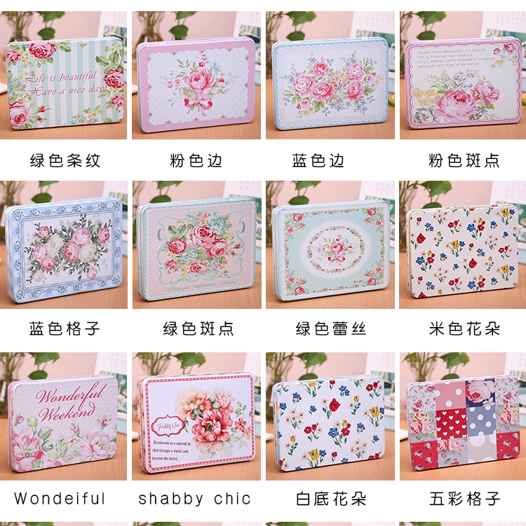 铁盒/收纳盒/明信片盒细节图