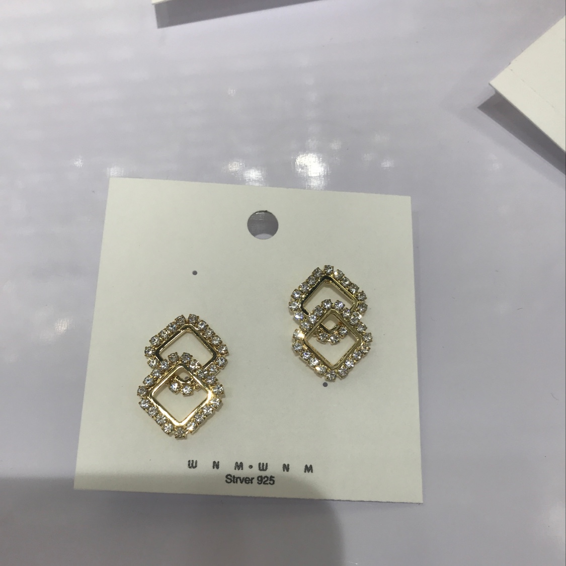 Double-layer ear studs