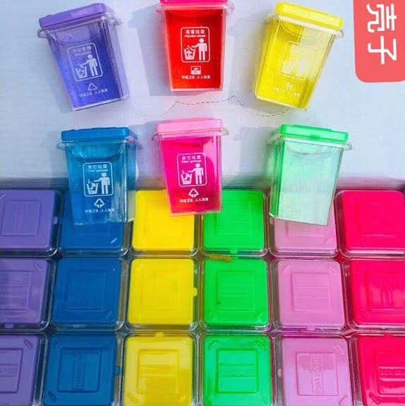 Crystal mud for dustbin