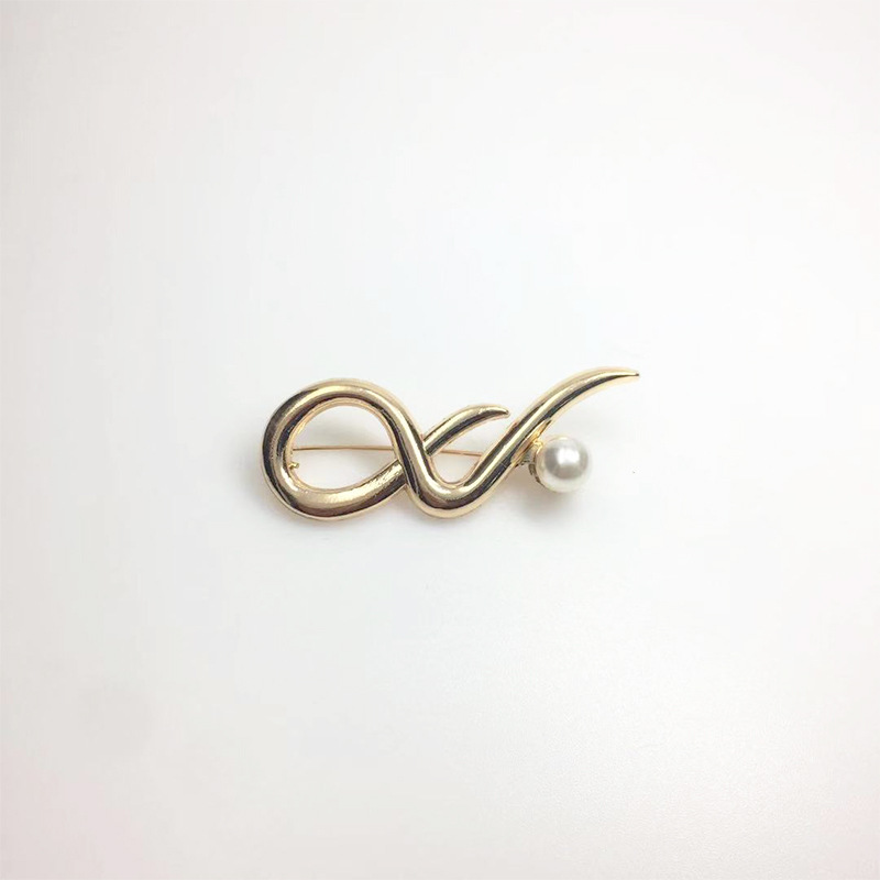 珍珠胸针高档胸花女外套别针开衫扣韩国奢华大气复古配饰礼品详情图7