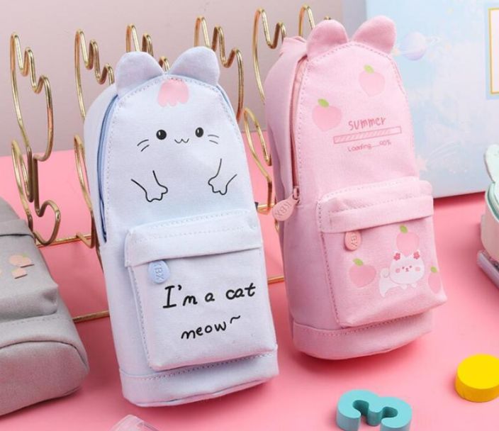 Pen bag large capacity pencil case female ins cool girl heart primary school cute super cute pencil case female birthday department thumbnail