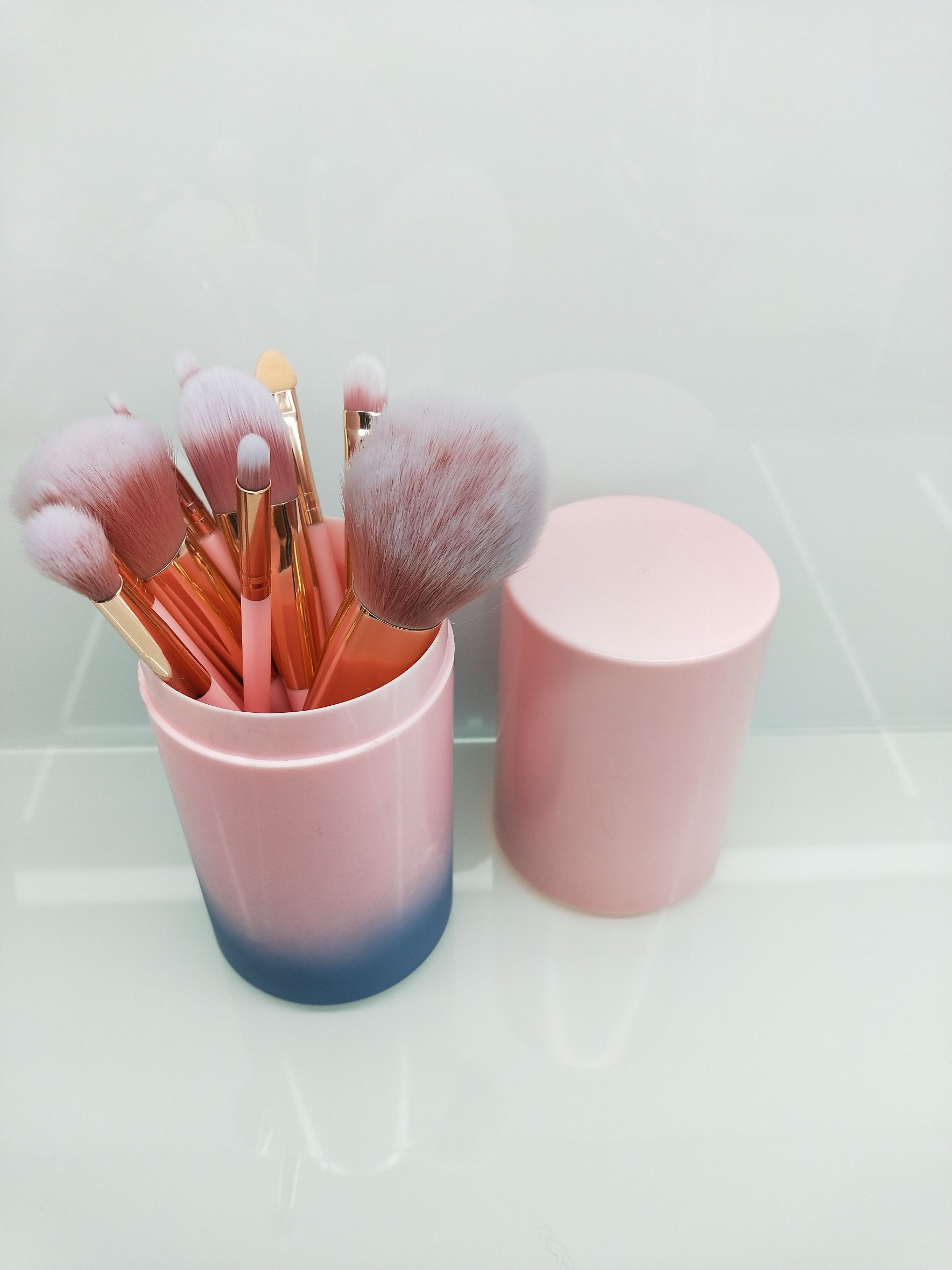 Ying Xiumei 10 Makeup Brush To Send Makeup Cylinder A Manufacturer Direct Sales Can Oem