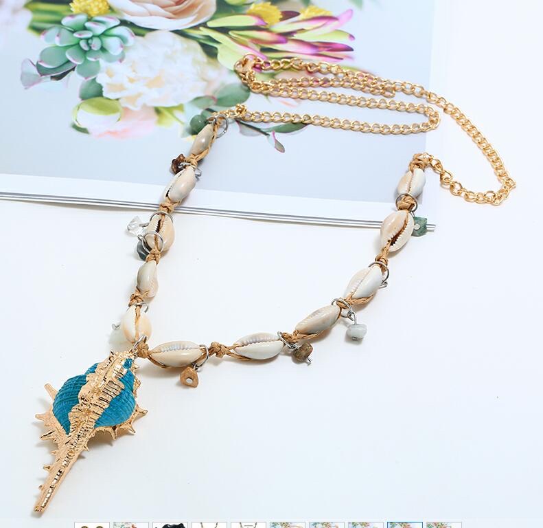 波西米亚时尚个性十足海螺细节图