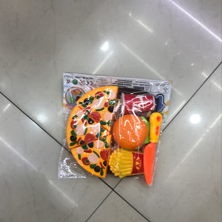 三地玩具儿童过家家仿真切切乐玩具 切水果蔬菜披萨塑料玩具套装006