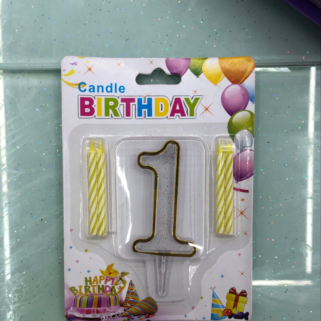 Golden plastic candle thumbnail