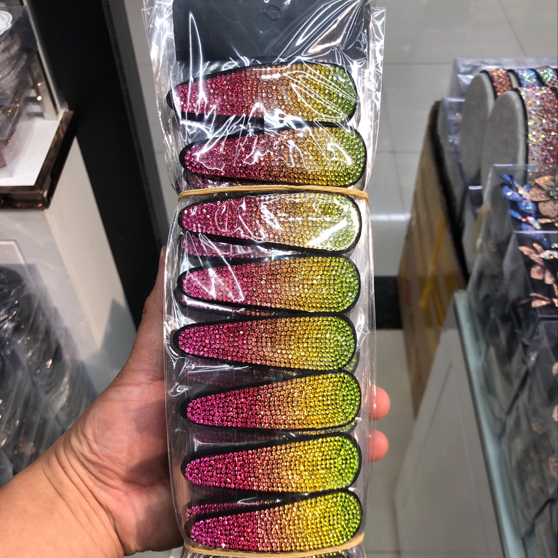 彩色BB夹新款女生日常束发头饰发圈女生打扮靓丽发夹发圈头饰