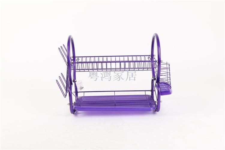 Stainless-steel 8 - line kitchen cupboards double deck  bowls thumbnail