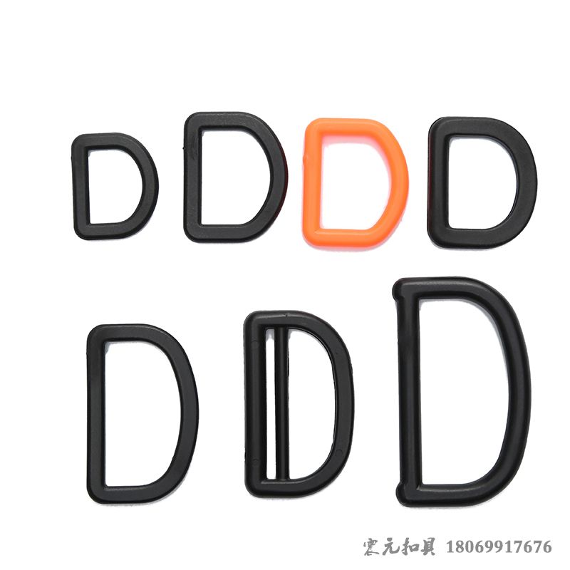 Environmentally friendly semi-circular adjustable buckle, D-type adjustable buckle, backpack adjustable buckle, triangular buckle Item Picture