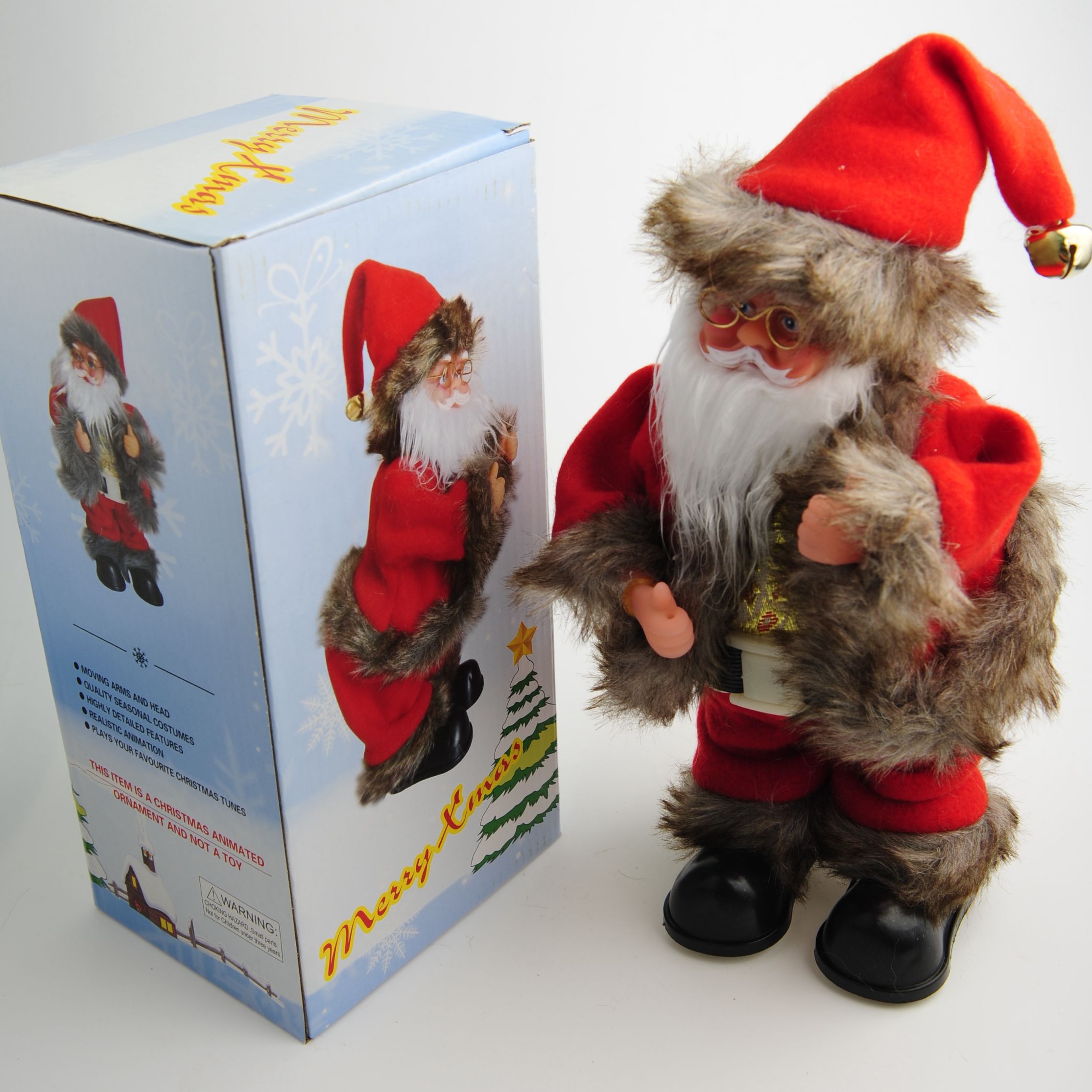Dancing Santa Claus, Christmas gifts, toys, plush Christmas details Picture