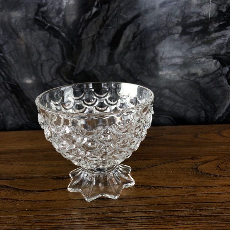 Fish scale ice cream cup glass thumbnail