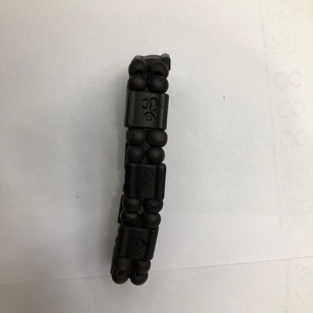 Wooden bead bracelet 16 thumbnail
