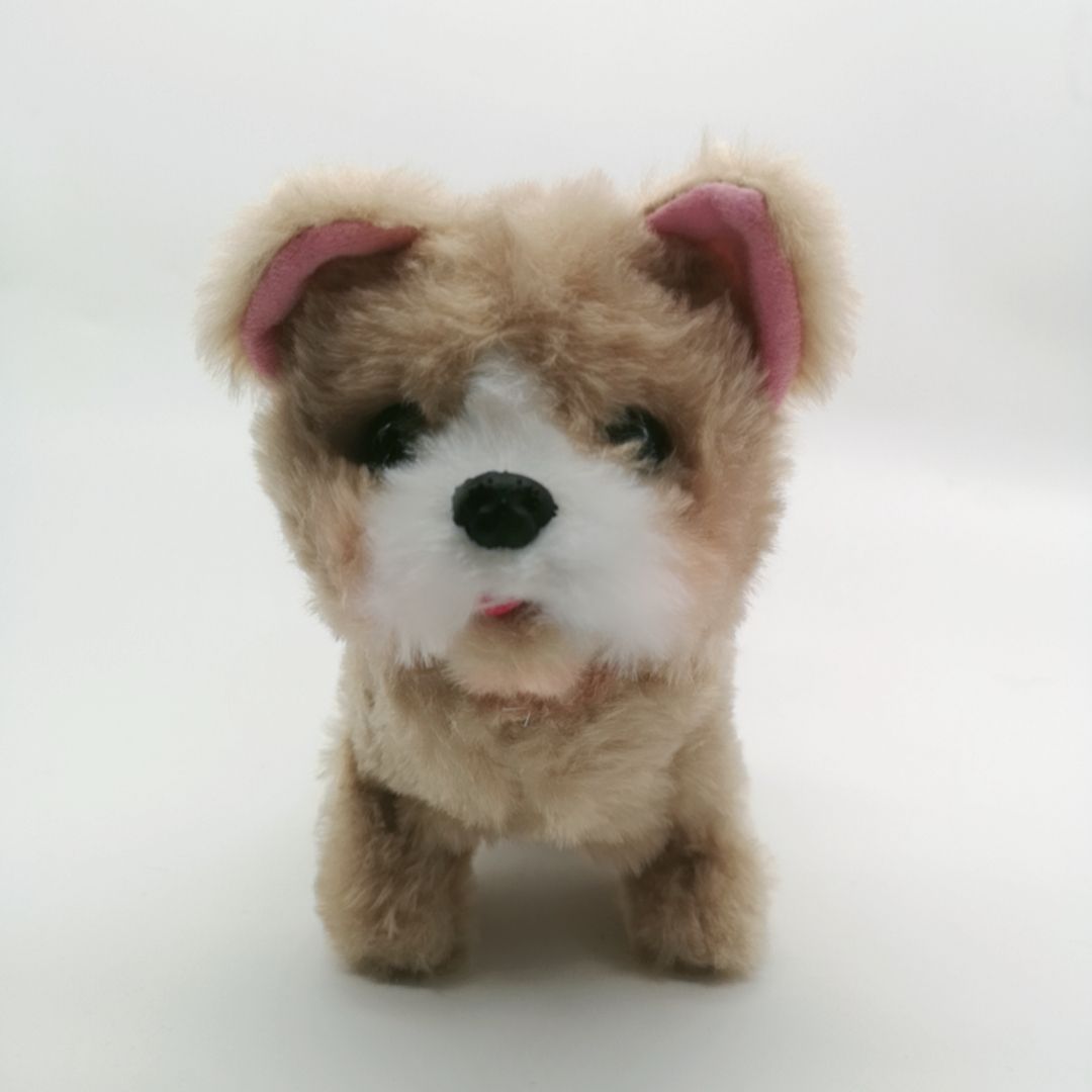 Electric plush toy simulation music puppy can bark and walk, electronic pet