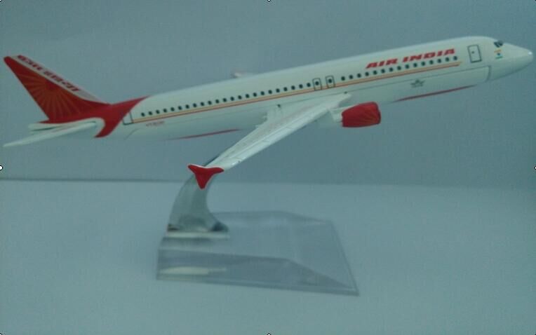 飞机模型（A320印度航空）合金飞机模型 仿真 金属飞机模型产品图