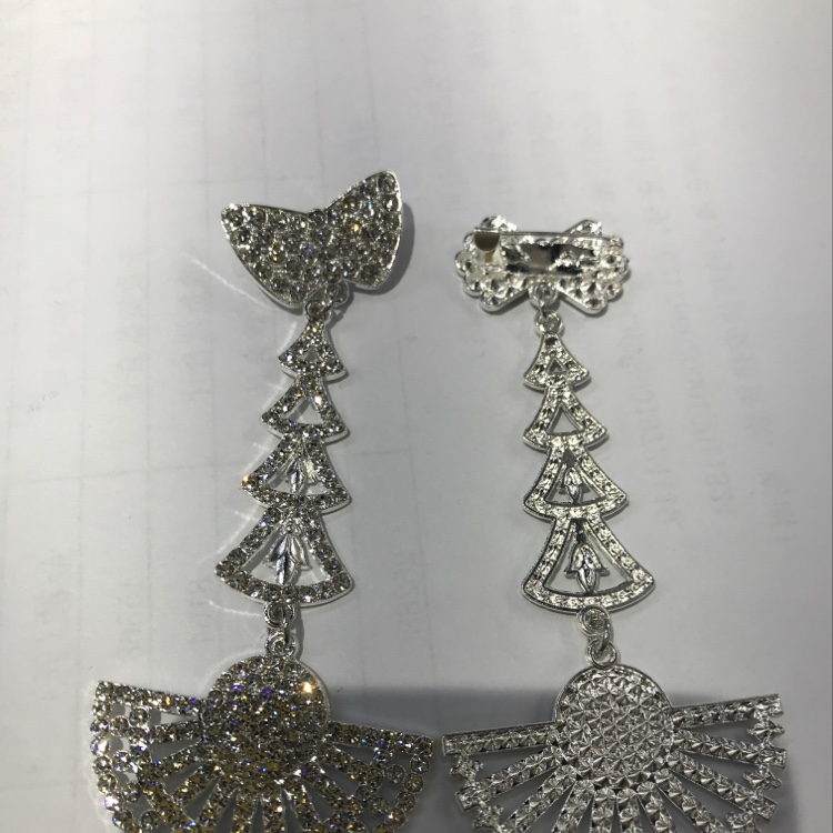 Brooch Women's Corsage Pin Luxury Atmospheric Coat Cardigan Accessory Suit Crystal Brooch Simple And Sophisticated details Picture