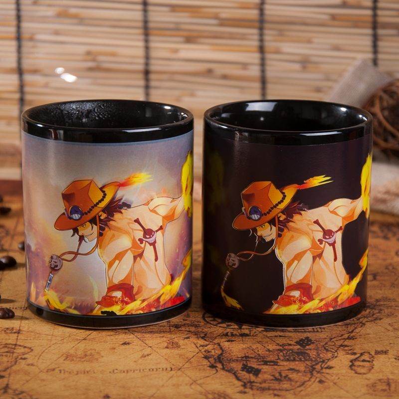 One Piece King creative thermochromic cup animation cartoon ceramic cup spot wholesale custom coffee cup manufacturers direct sales Application Scenario
