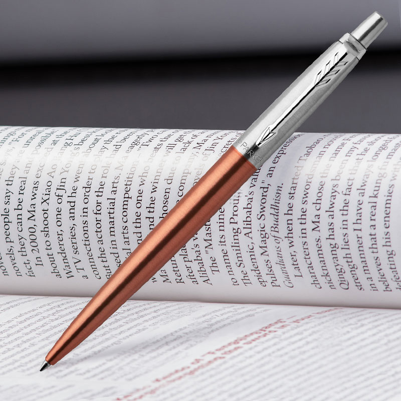 Parker Jot Chelsea Orange and White Gel Pen, Official genuine Parker fountain Pen, high-end gift for business and adults detail image 3