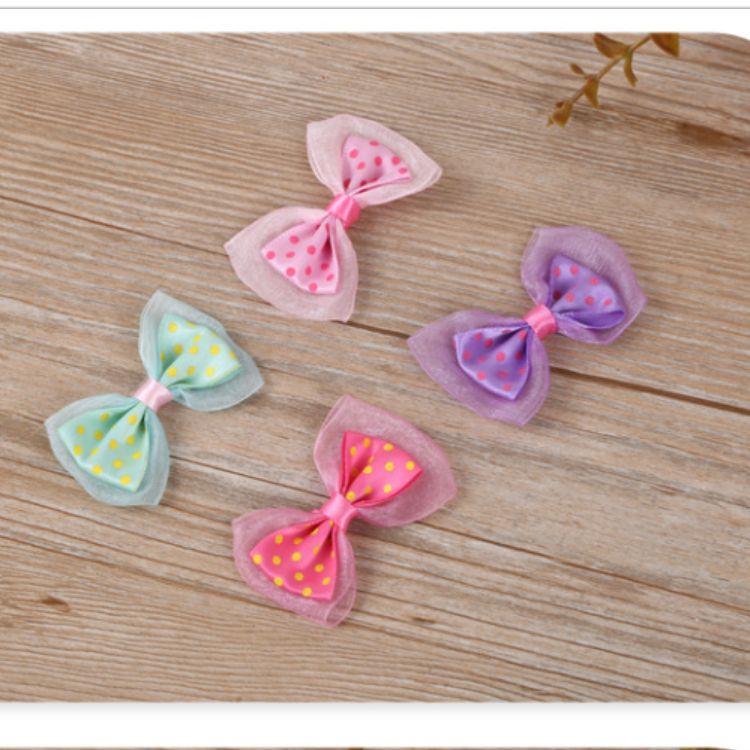 Polyester Satin Ribbon Print Dot Sand Belt Japan And South Korea Fashion Accessories Diy Handmade Fresh Bow Accessories
