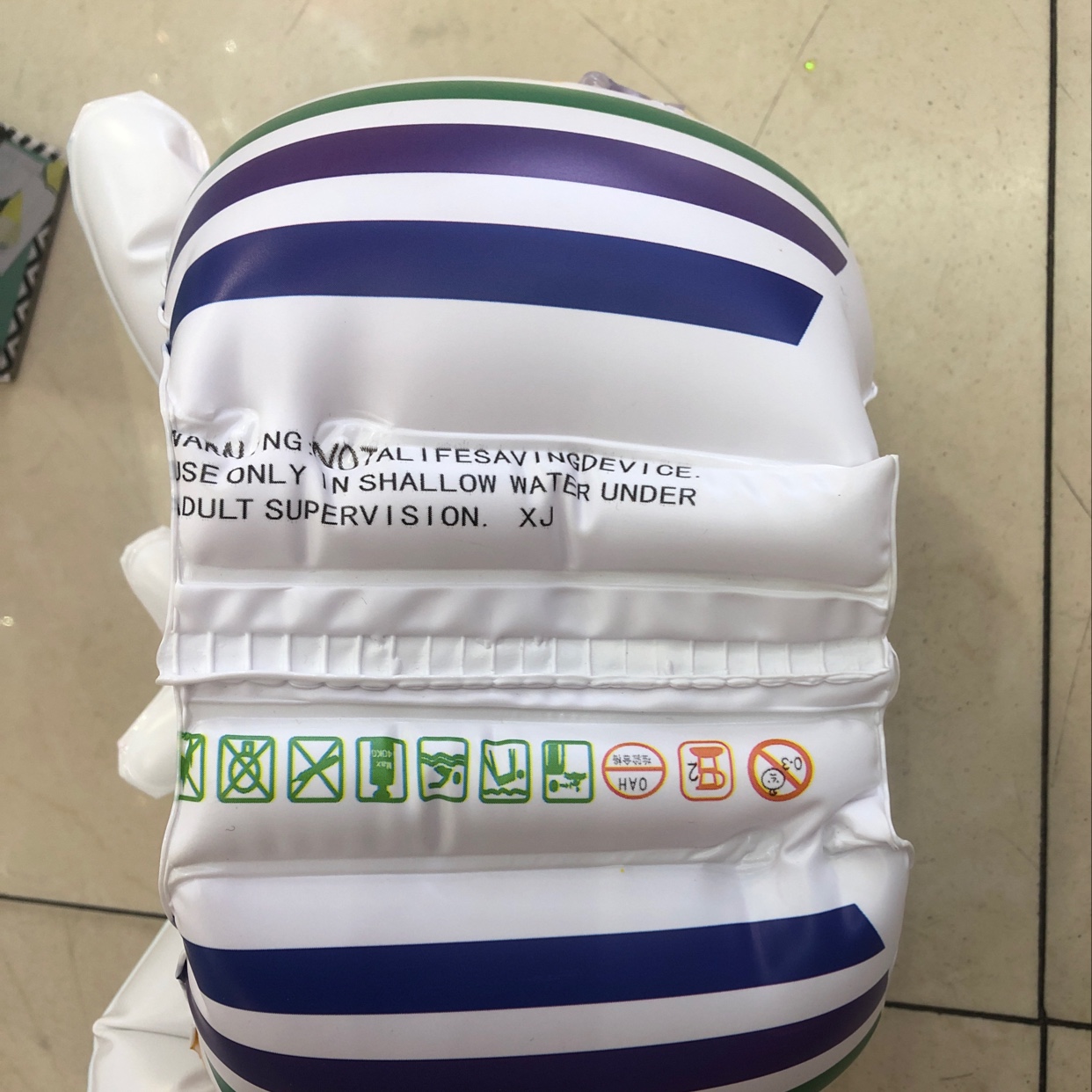 Inflatable Pvc Toy Butterfly Sleeve Float Sleeve Arm Swimming Ring Application Scenario