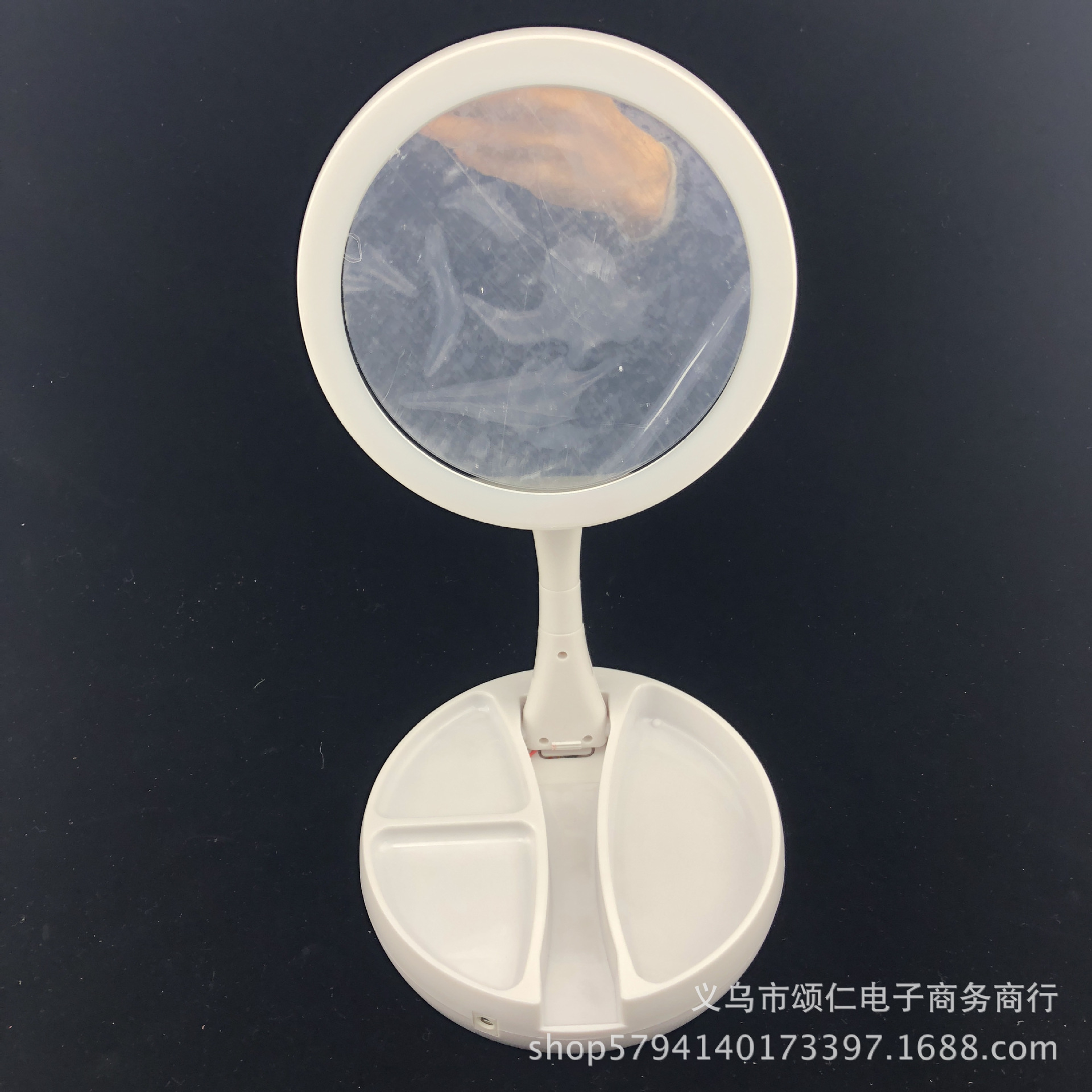 TV新款MyFoldAwayMirrorVanityMirrorLED折叠化妆镜放大镜详情图5