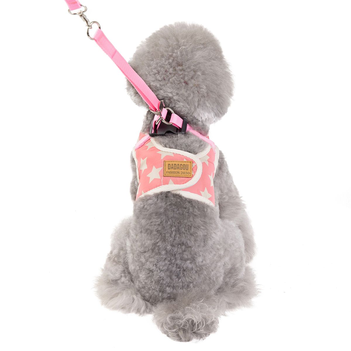 New spring and summer pet clothes pentagram chest back pet cool small dog clothes teddy clothes factory direct sales undefined