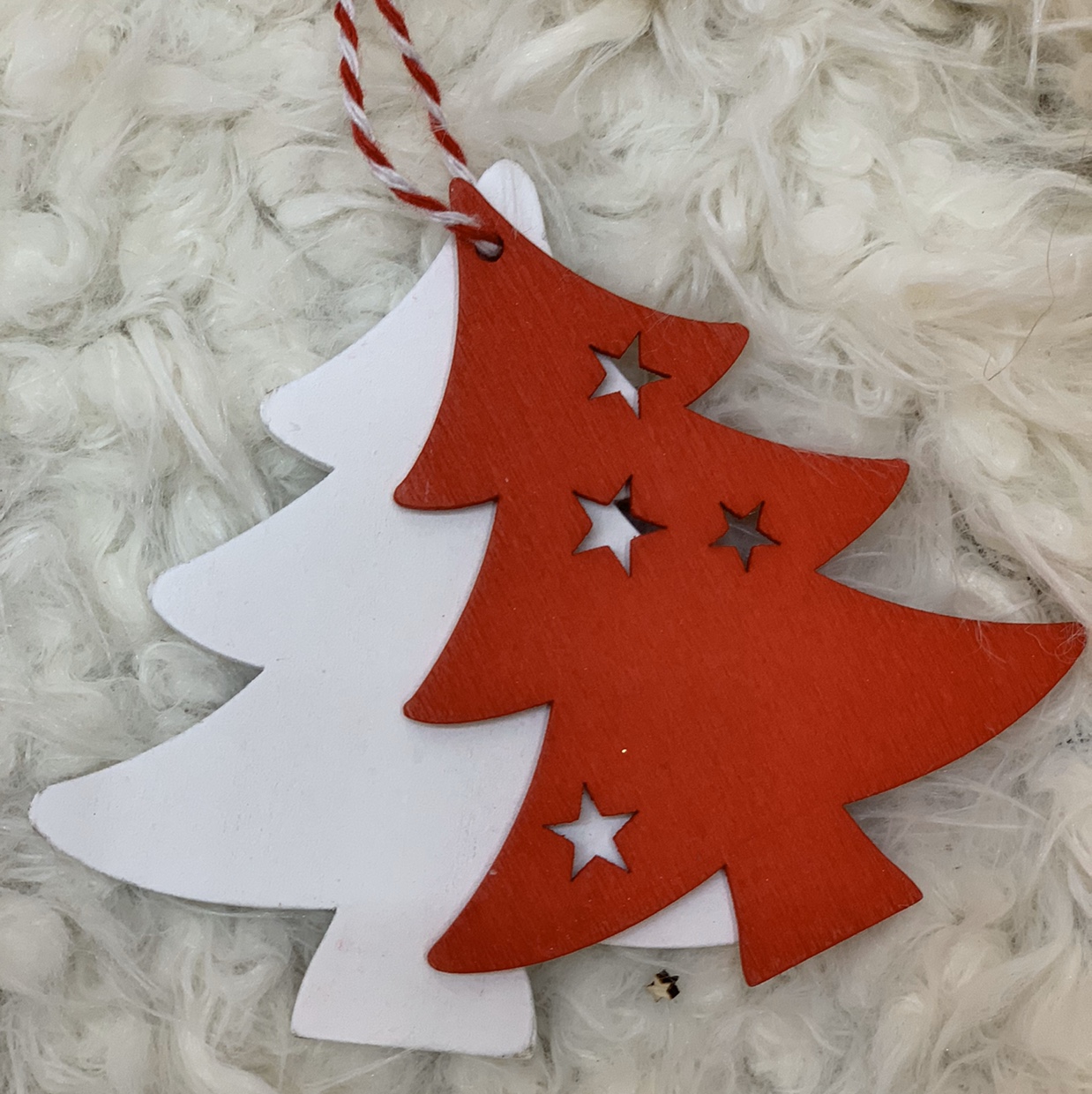 Wooden pendant Christmas pendant thumbnail