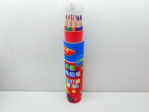 12 color pencil in bucket for kids
