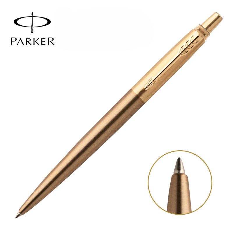 Parker Jot West Brushed Gold-plated gel Pen, official genuine Parker fountain pen, high-end gift for business and adults