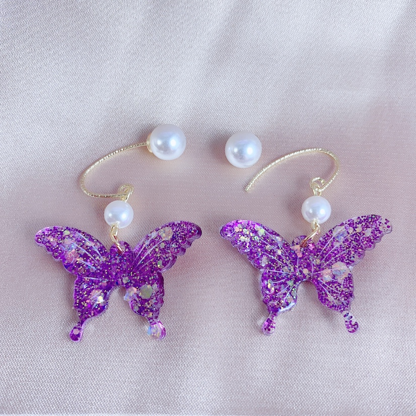 Web celebrity hot style purple fairy butterfly thumbnail