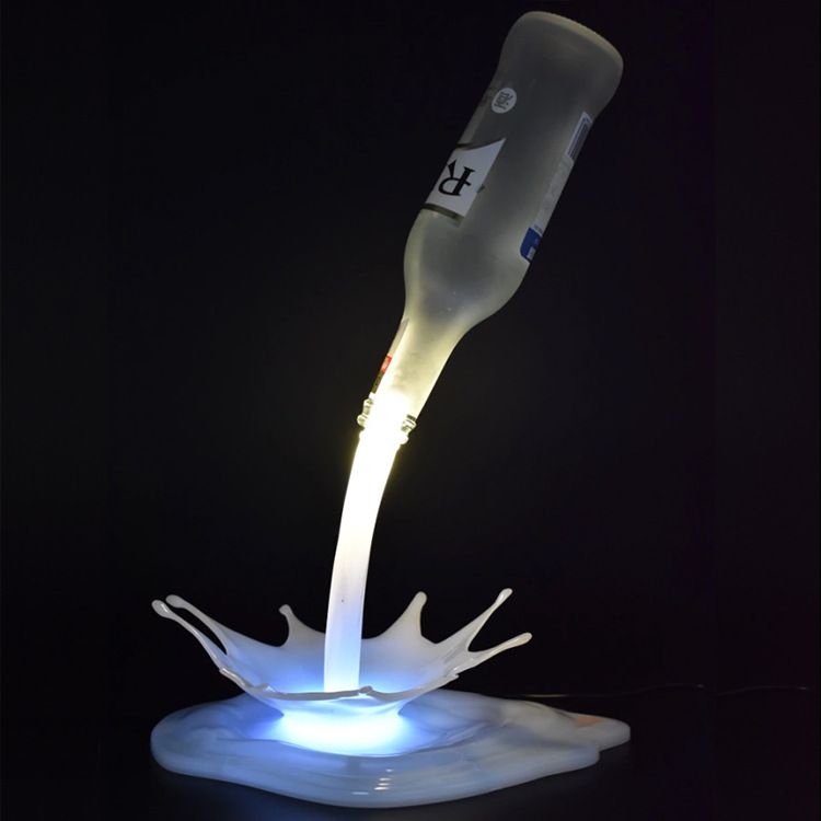 新奇特创意产品3D倒酒LED七彩床头氛围灯橱柜摆件装饰礼品USB台灯详情图4