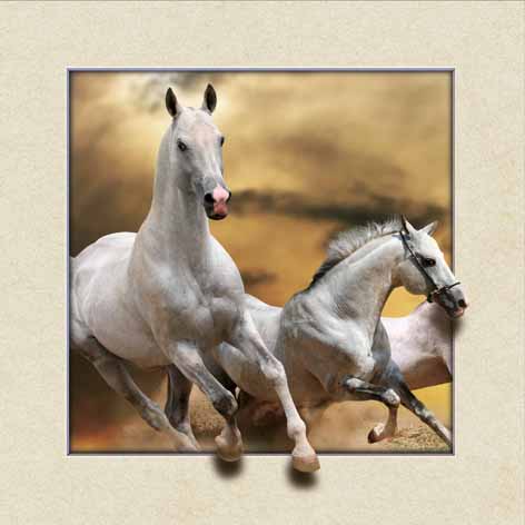 Decorative calligraphy and painting, 4040, 5D painting a thousand-mile horse details Picture