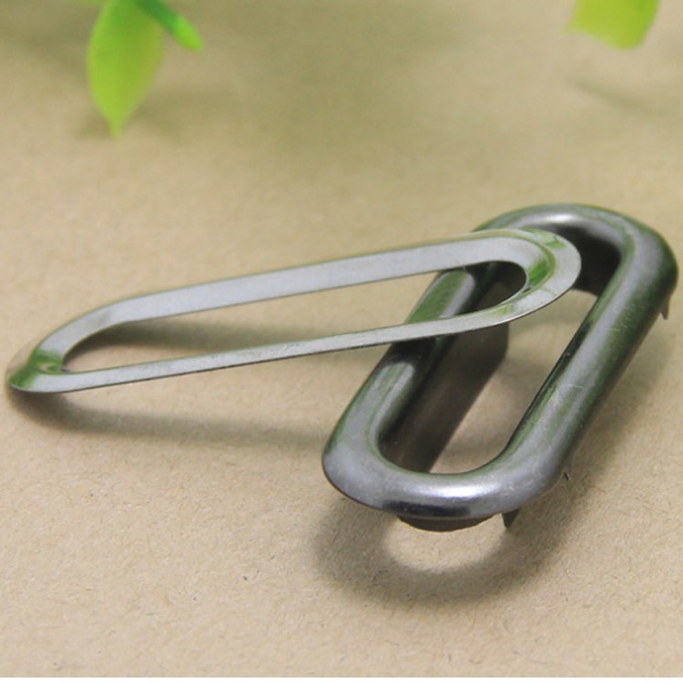 铜长方形气眼扣椭圆形鸡眼扣包带孔空心铆钉服装包包穿带扣眼钉详情6