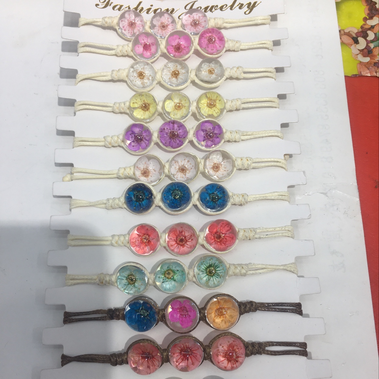 水仙花干花 天然干花手链