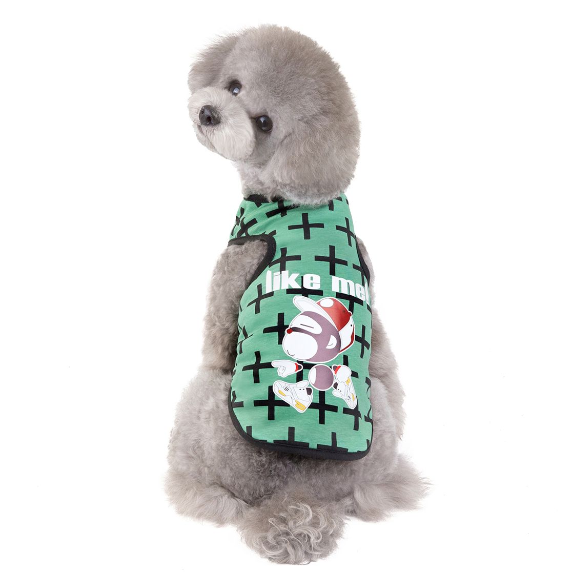 新款春夏宠物衣服奔跑子背心宠物夏日清凉小型犬衣服泰迪衣服